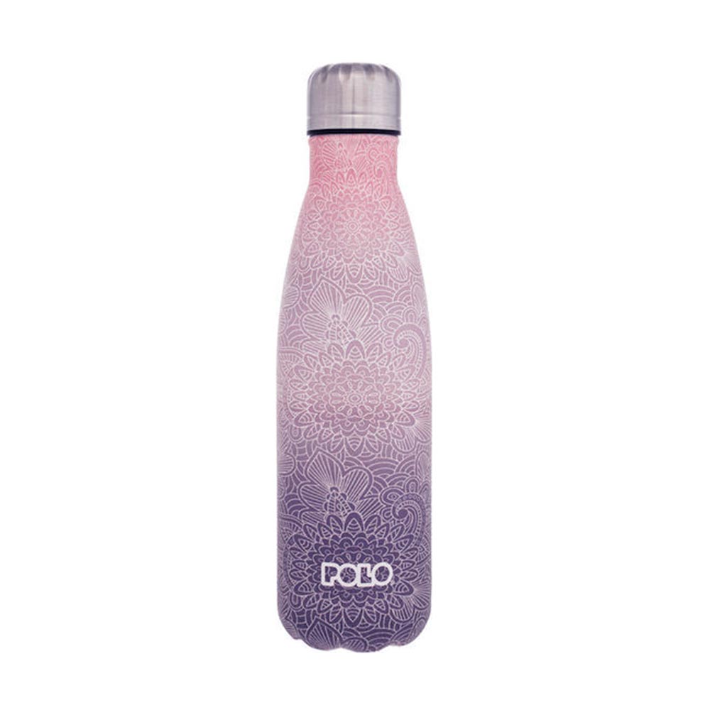 Ανοξείδωτο Μπουκάλι Θερμός Stainless Steel Gradient Ροζ/Μωβ 500ml 9-49-004-8412 Polo - 120118