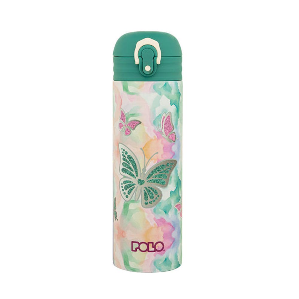 Ανοξείδωτο Μπουκάλι Θερμός Junior II Butterfly 500ml 9-49-033-8419 Polo - 120088