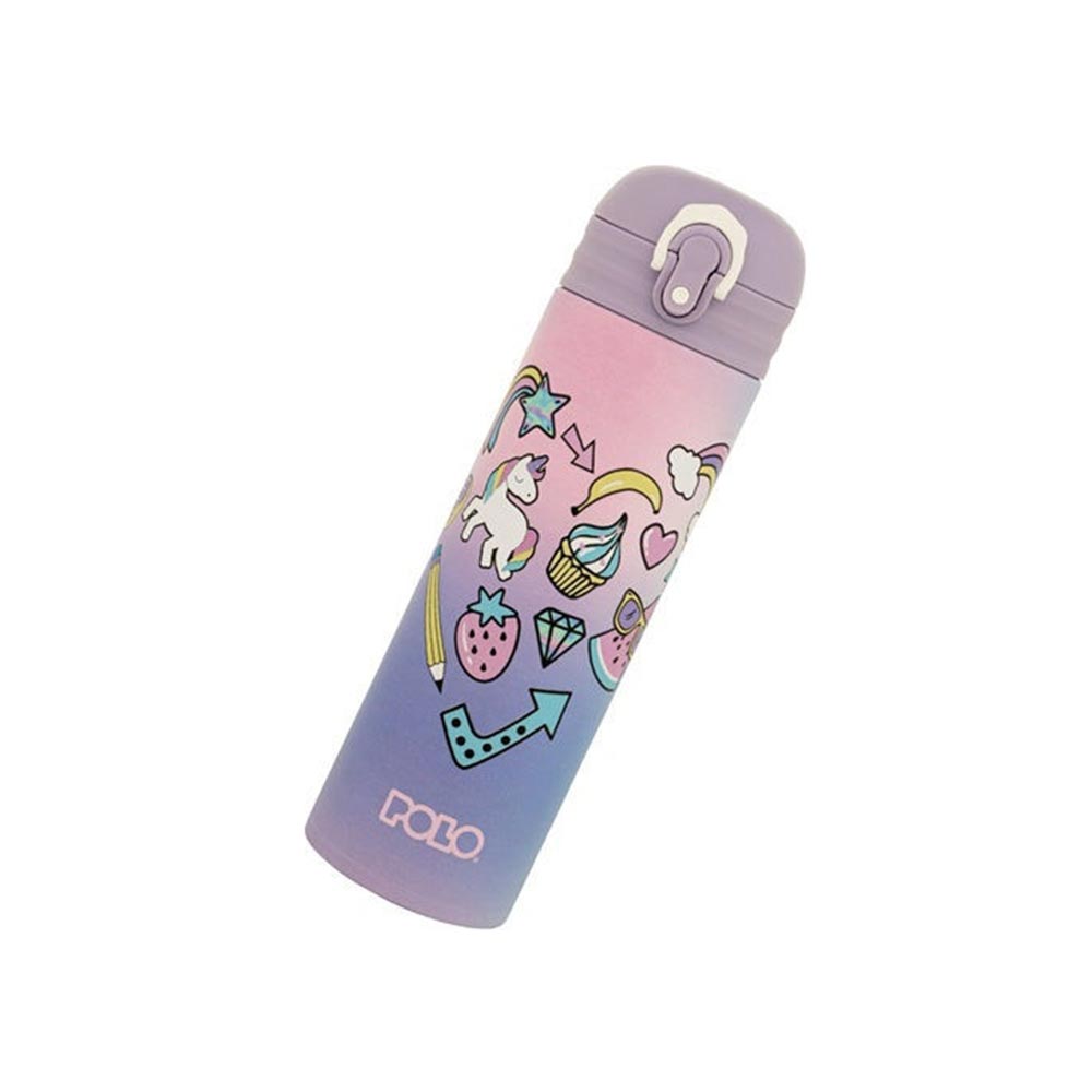 Ανοξείδωτο Μπουκάλι Θερμός Junior II Unicorn 500ml 9-49-033-8420 Polo - 1