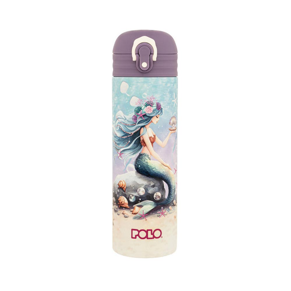 Ανοξείδωτο Μπουκάλι Θερμός Junior II Mermaid 500ml 9-49-033-8426 Polo - 120074