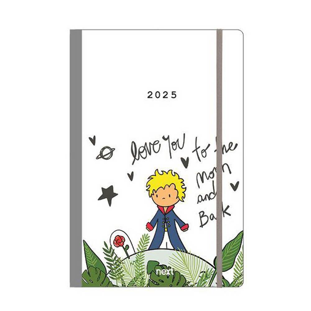 Ημερολόγιο Ημερήσιο 2025 Trends Flexi με Λάστιχο Little Prince 14x21cm 02039-09 Next