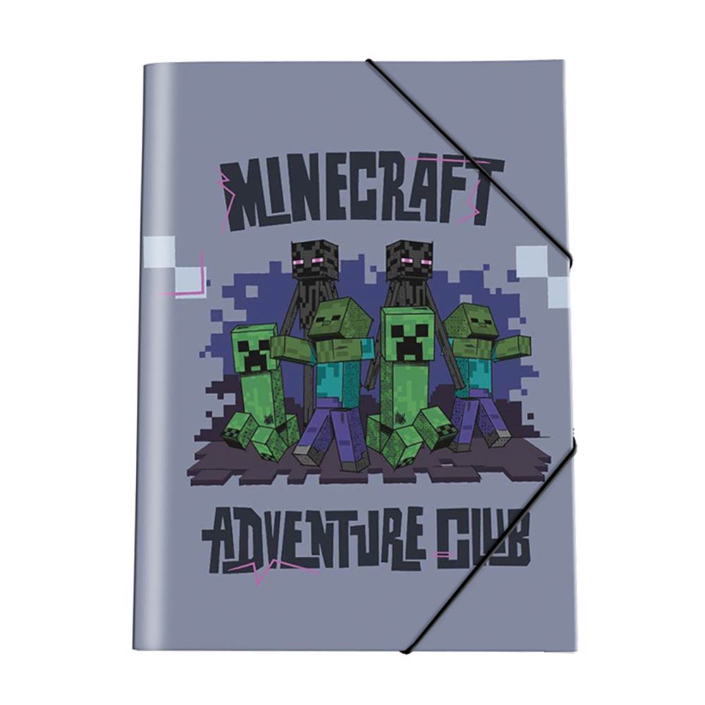 Φάκελος με Λάστιχο A4 Minecraft Adventure Club 23810 Graffiti - 62387