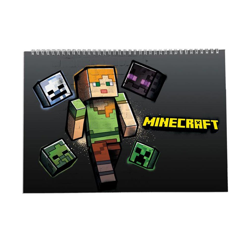 Μπλοκ Ζωγραφικής Α4 30Φ Minecraft 26818 Graffiti - 122821