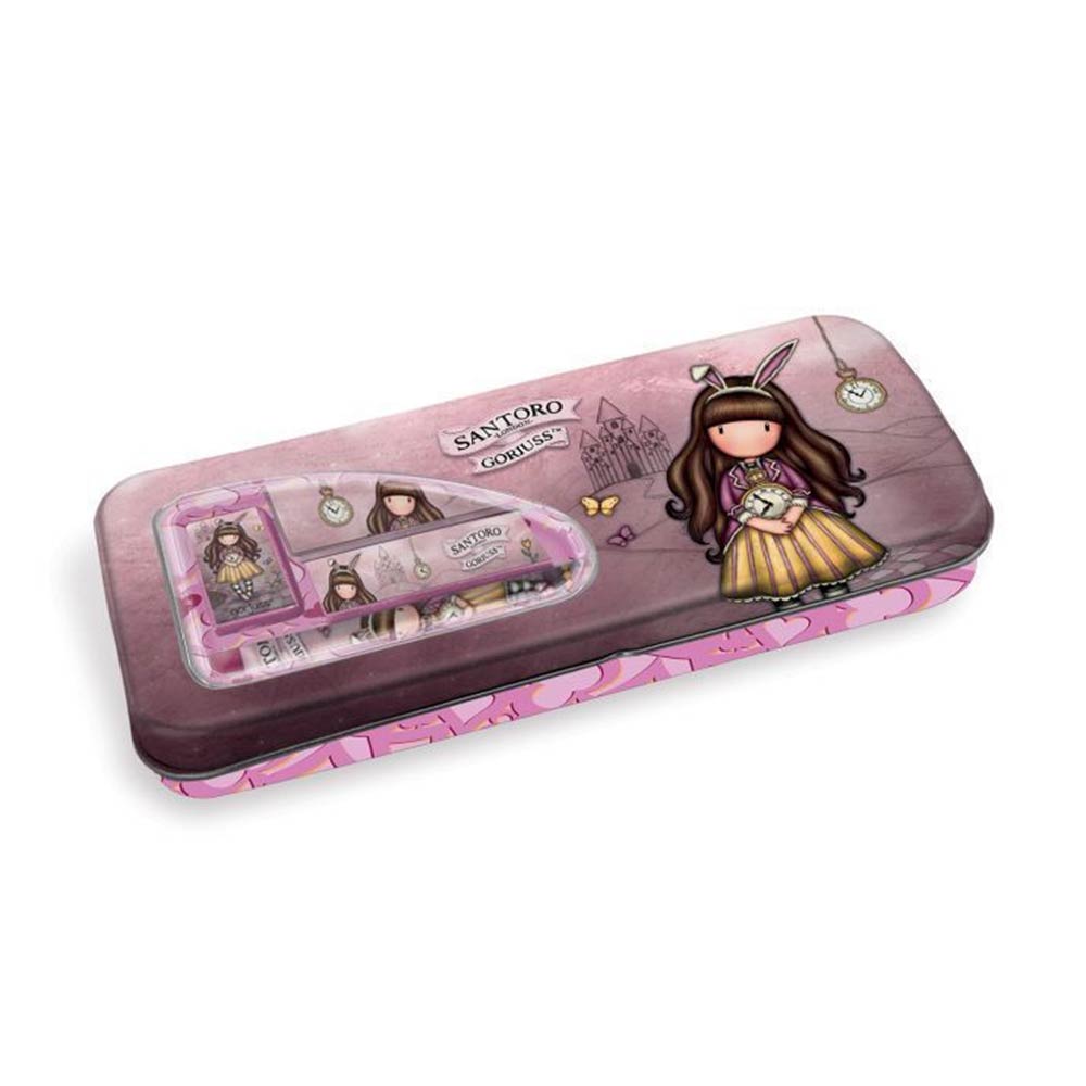 Κασετίνα Μεταλλική Γεμάτη Just One Second Gorjuss Pink 237123 Santoro - 62352