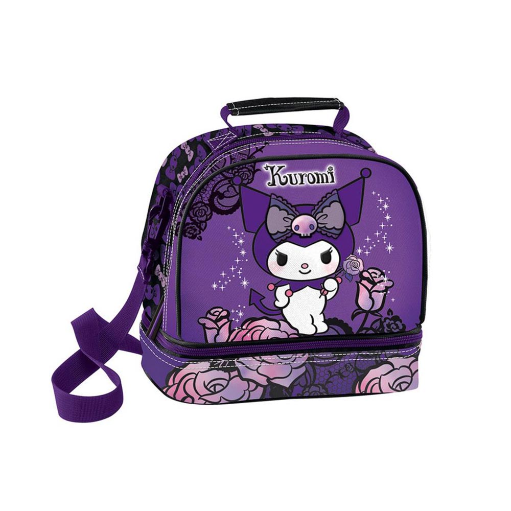 Τσαντάκι Φαγητού Χειρός/Ώμου Ισοθερμικό Purple Laces Kuromi 252313 Graffiti - 101072