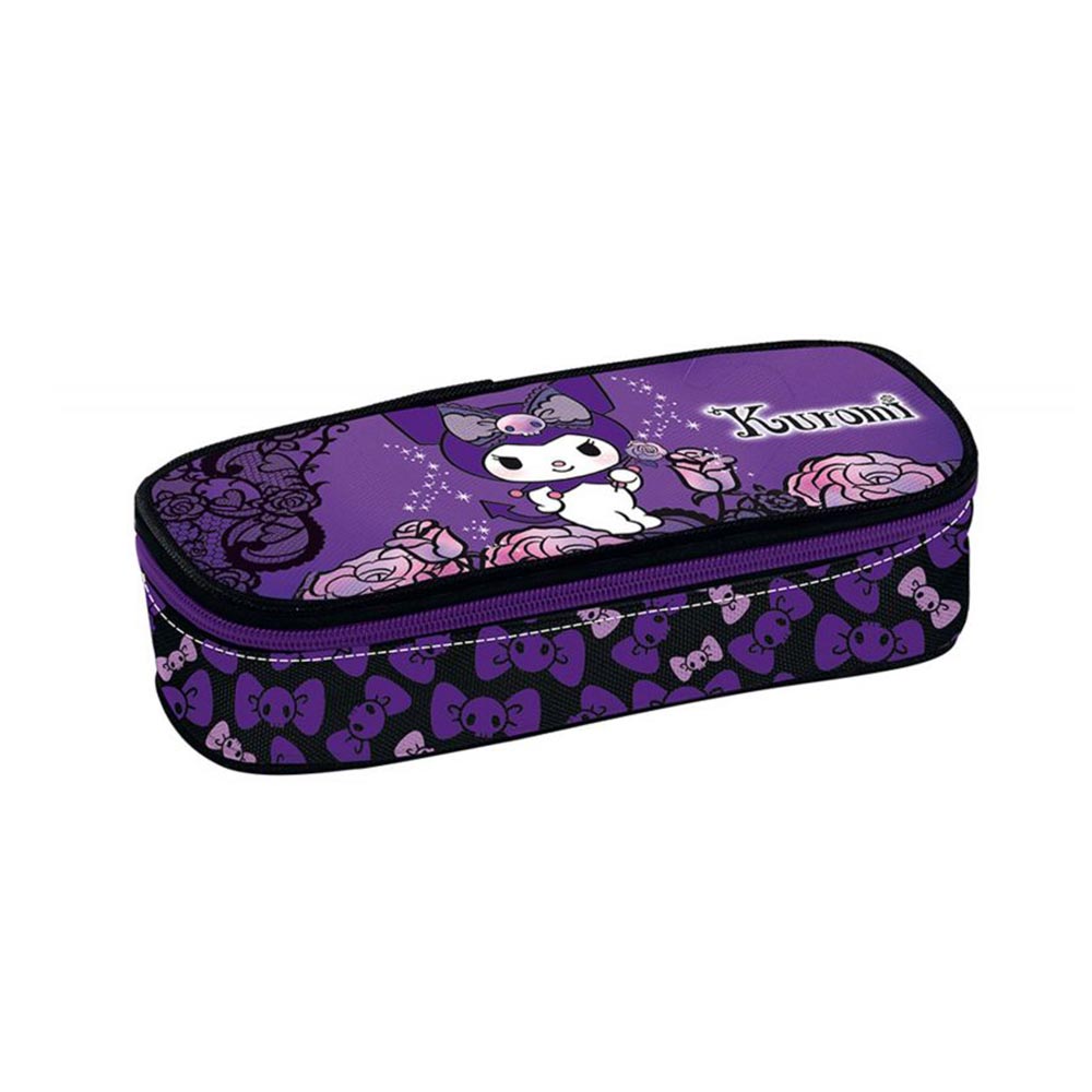 Κασετίνα Βαρελάκι Οβάλ Purple Laces Kuromi 252343 Graffiti - 101074