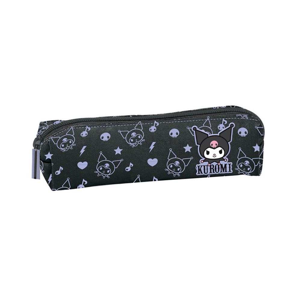  Κασετίνα Βαρελάκι Μικρή Black Pattern Kuromi 252355 Graffiti - 101078
