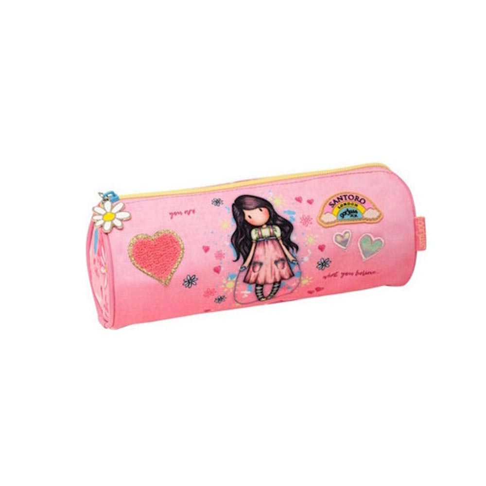 Κασετίνα Οβάλ Skipping Rope Santoro's Gorjuss 257321 Graffiti - 101398