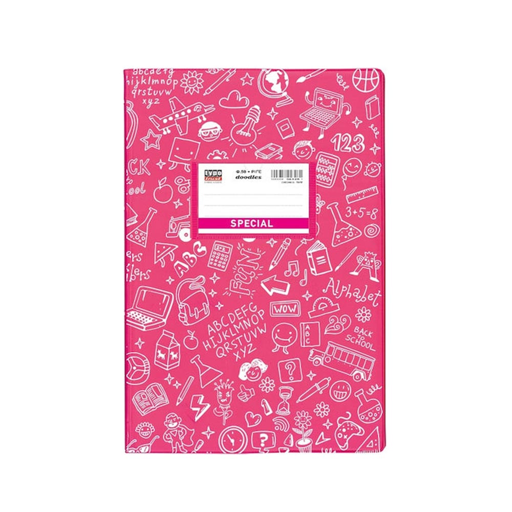 Τετράδιο Εξηγήσεων Special Doodles Ριγέ Β5 50Φ Φούξια 43261 Typotrust - 124954