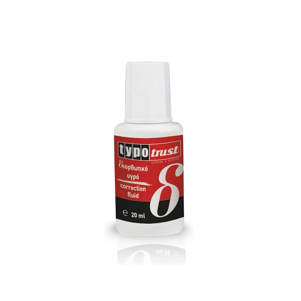 Διορθωτικό Υγρό με Πινέλο 20ml TC6021 Typotrust - 102981