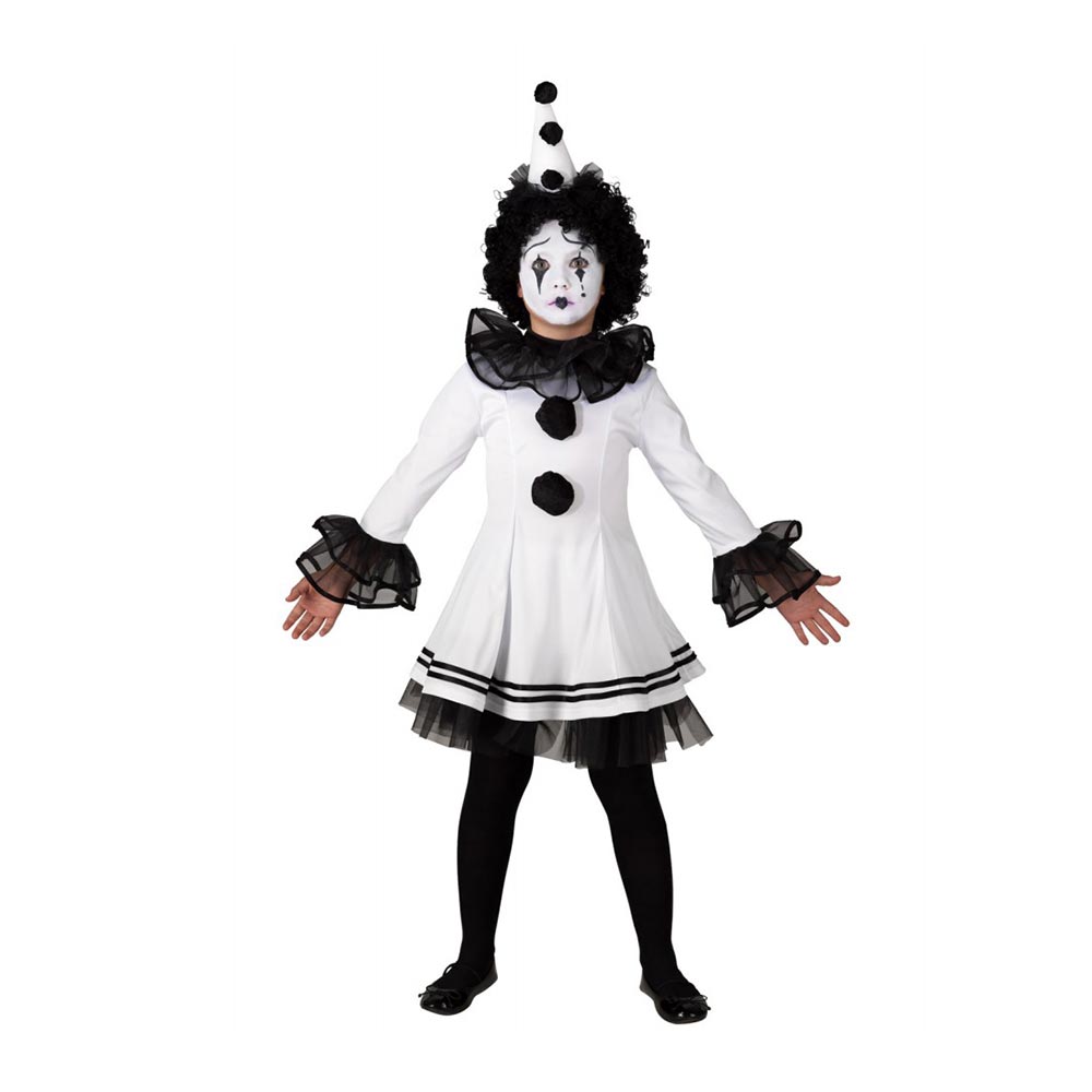 Αποκριάτικη Παιδική Στολή Pierrot Clown Republic