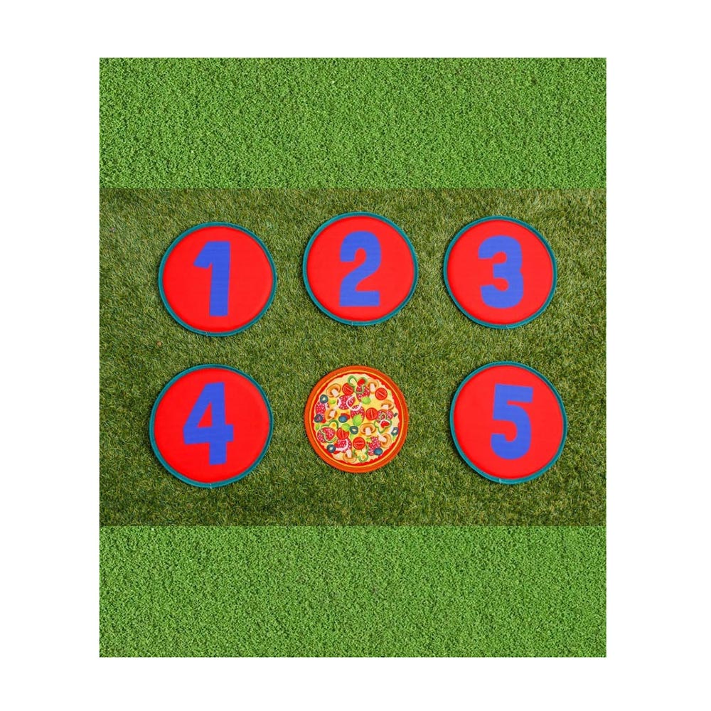 Υφασμάτινο Εκπαιδευτικό Παιχνίδι The Pizza Game 6τεμ CC50043 LycSac - 1