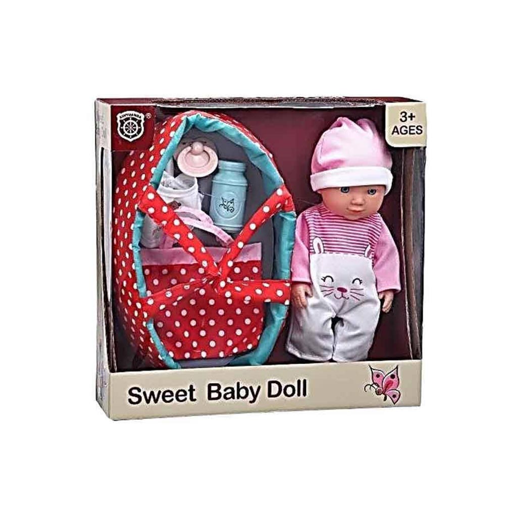 Μωρό Κούκλα με Port Bebe Sweet Baby Doll 005.1202B Zita Toys - 50189