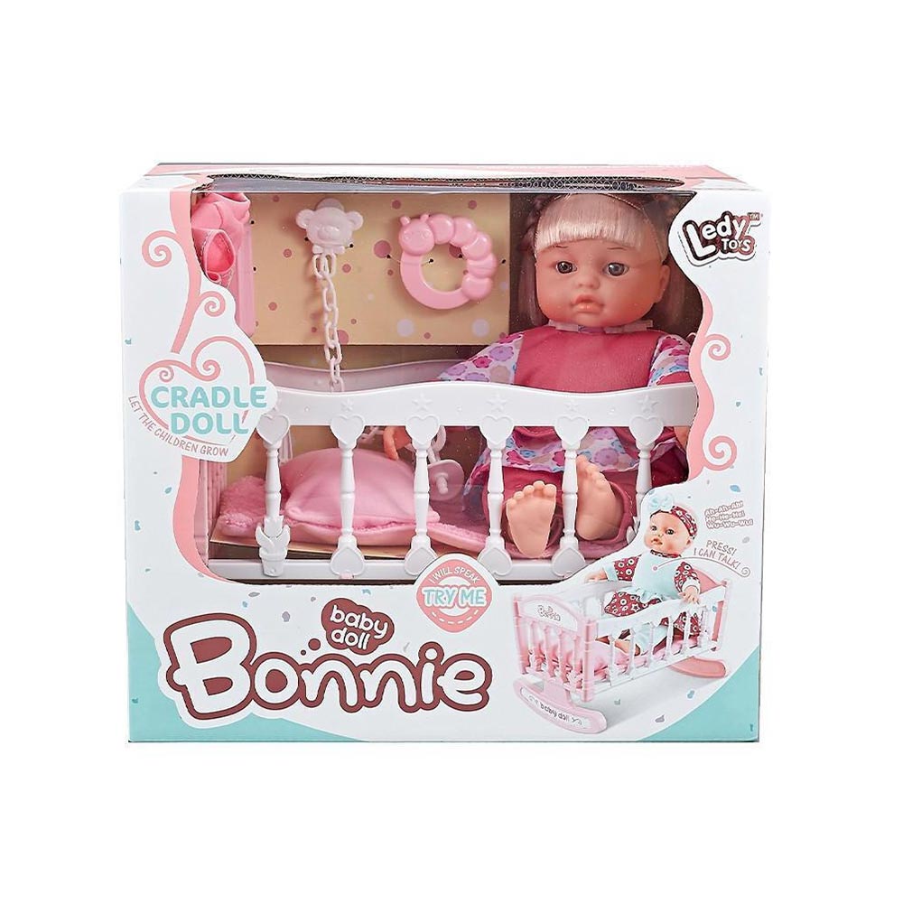 Kούκλα Με Κρεβατάκι Και Αξεσουάρ Bonnie 008.69001H Zita Toys - 50136