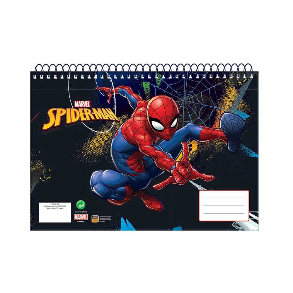 Μπλοκ Ζωγραφικής Spiderman 30Φ 337-04413 Gim