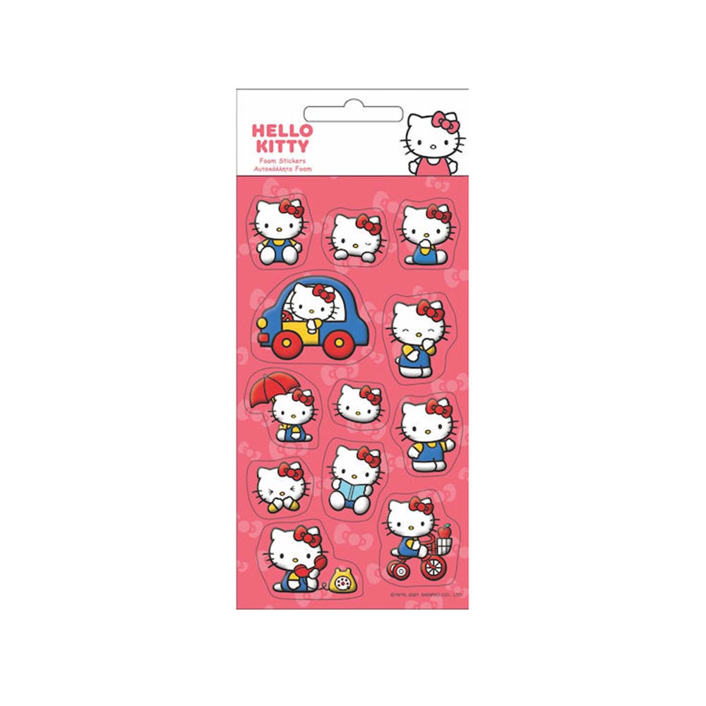 Αυτοκόλλητα Hello Kitty Foam 776-77238 Gim - 99901