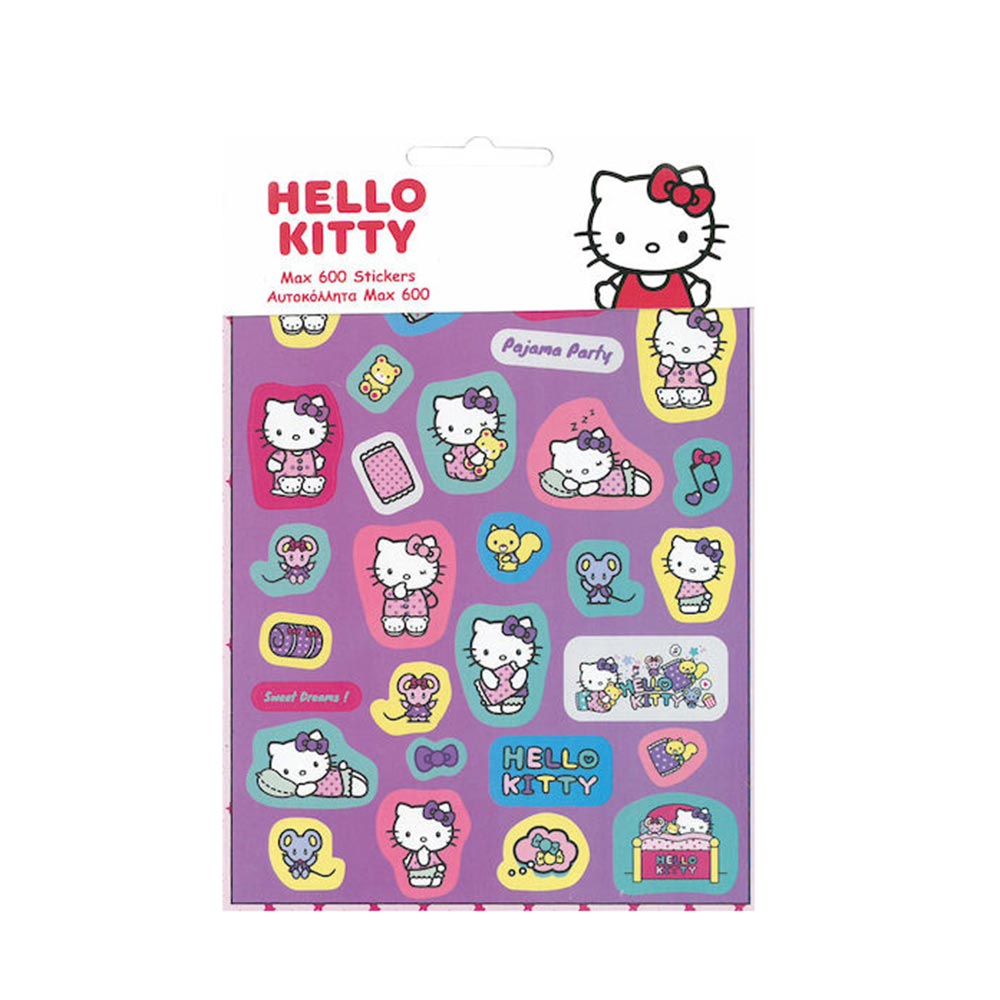 Αυτοκόλλητα Max Hello Kitty 600τμχ 776-77279 Gim - 99903