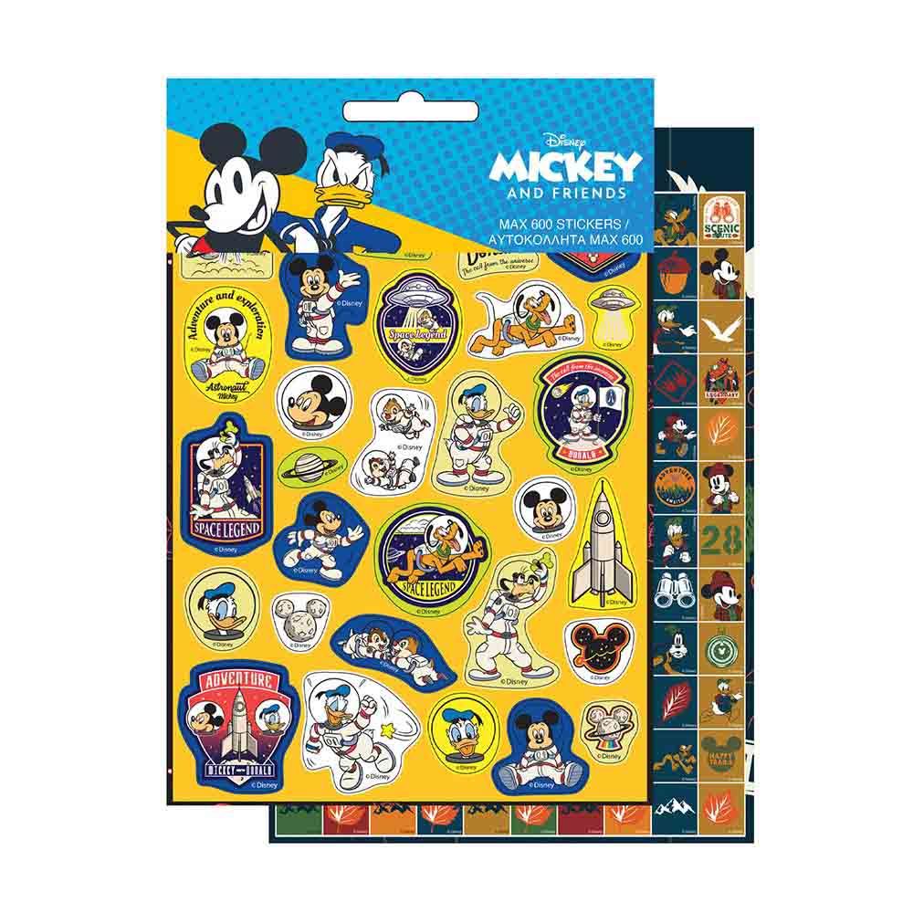 Αυτοκόλλητα Max Mickey & Friends 600τμχ 773-00379 Gim