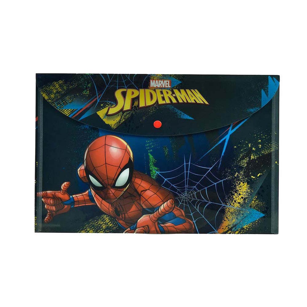 Φάκελος με κουμπί Α4 Spiderman  337-04580 Gim - 0