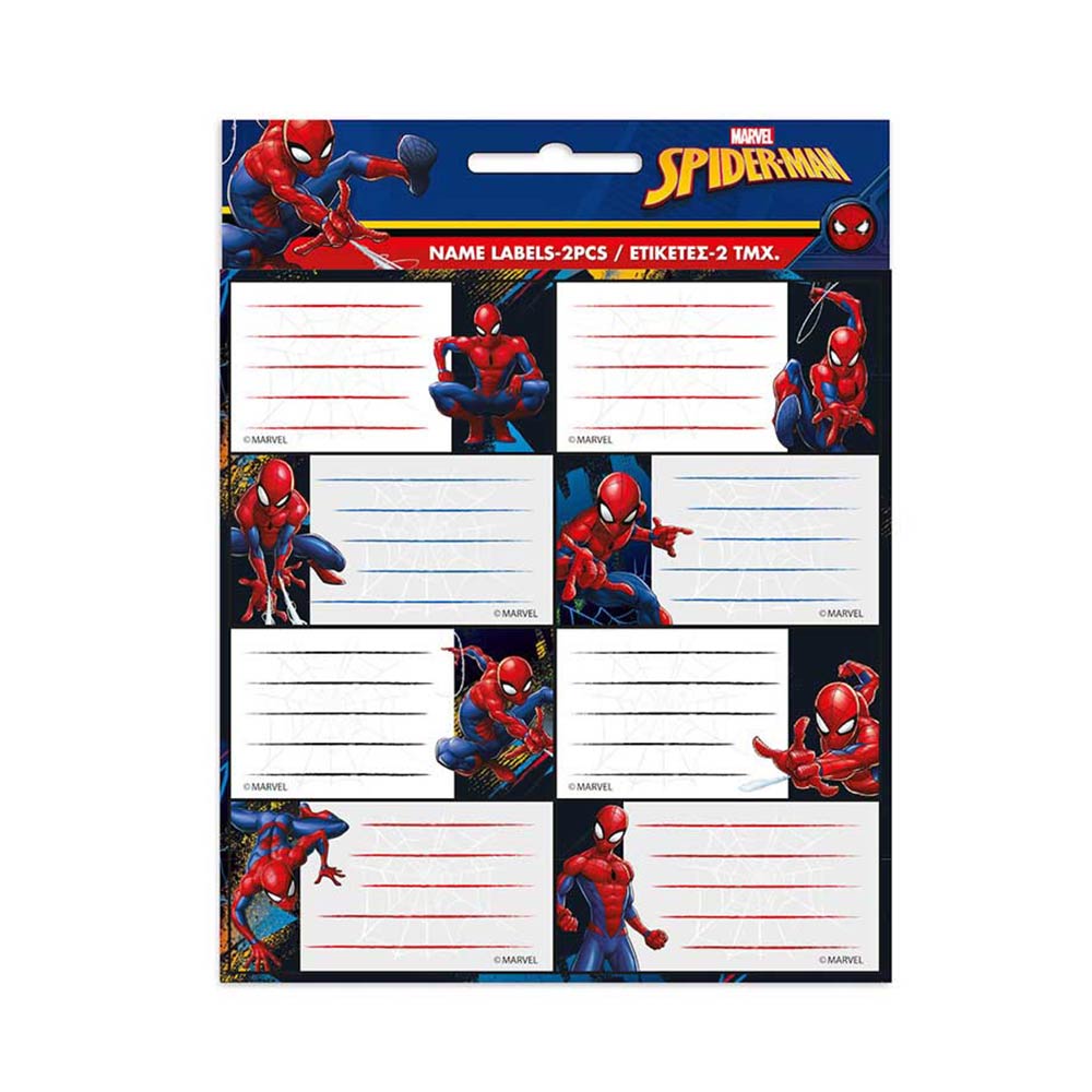 Σχολικές Ετικέτες Spiderman 16τμχ 777-50046 Gim - 60532