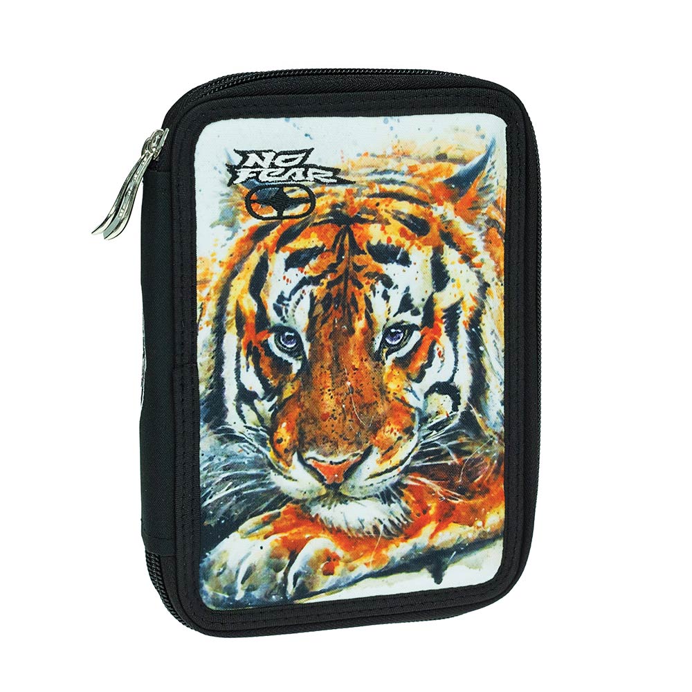 Κασετίνα Διπλή Γεμάτη Asia Tiger 348-05100 No Fear - 59449