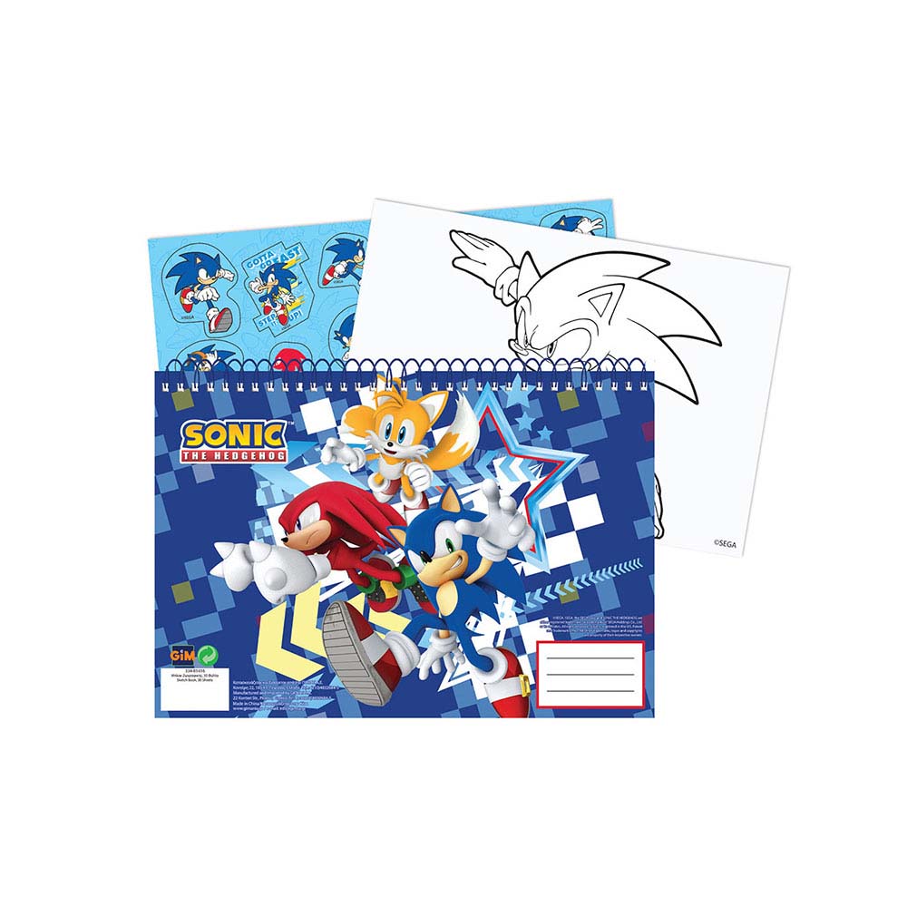 Μπλοκ Ζωγραφικής Sonic Classic 40Φ 334-81416 Gim - 3