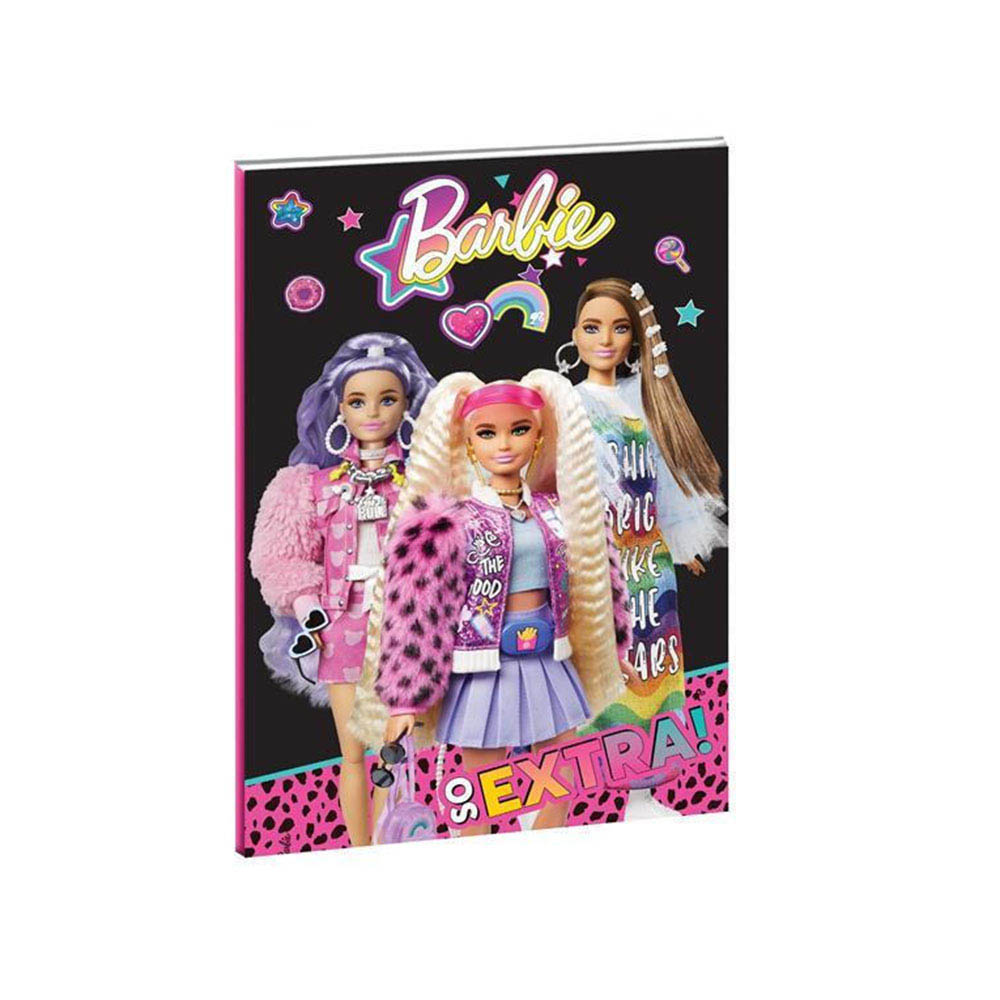 Τετράδιο Ριγέ Β5 40 Φύλλων Barbie 349-76400 Gim - 60387