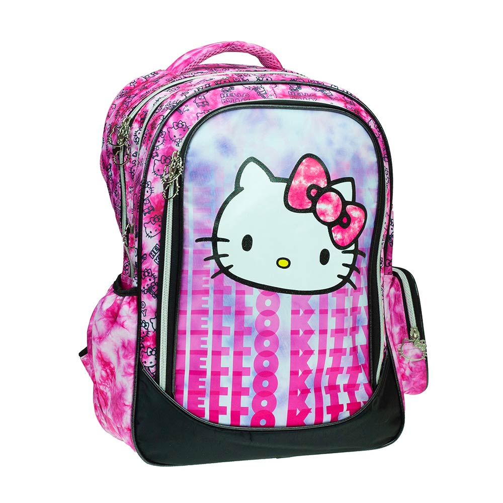 Τσάντα Πλάτης Δημοτικού Hello Kitty Tie Dye 335-71031 Gim - 0
