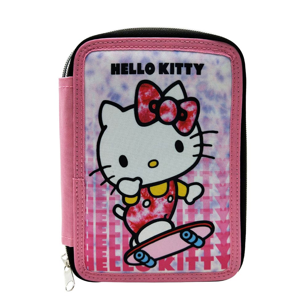 Κασετίνα Διπλή Γεμάτη Hello Kitty Tie Dye 335-71100 Gim - 0