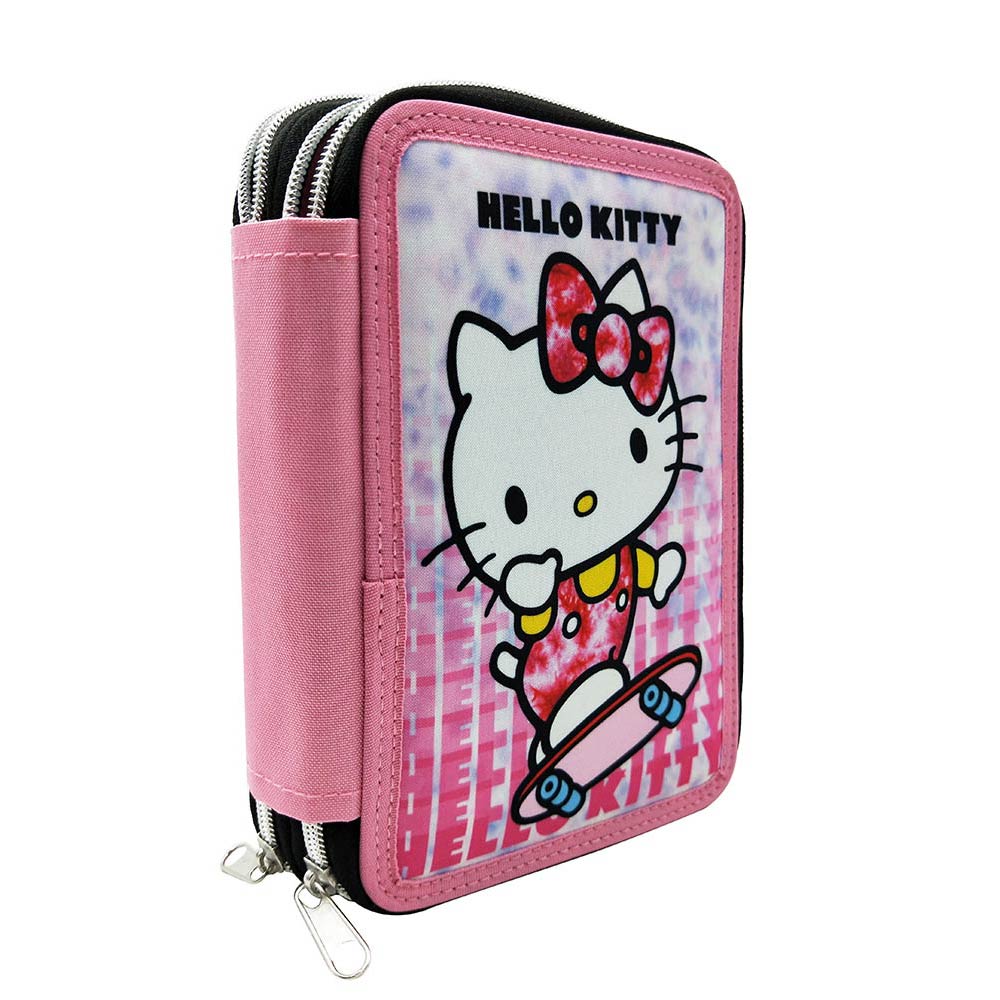 Κασετίνα Διπλή Γεμάτη Hello Kitty Tie Dye 335-71100 Gim - 1