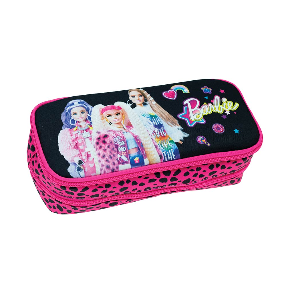 Κασετίνα Βαρελάκι Οβάλ Barbie Extra 349-76144 Gim - 0