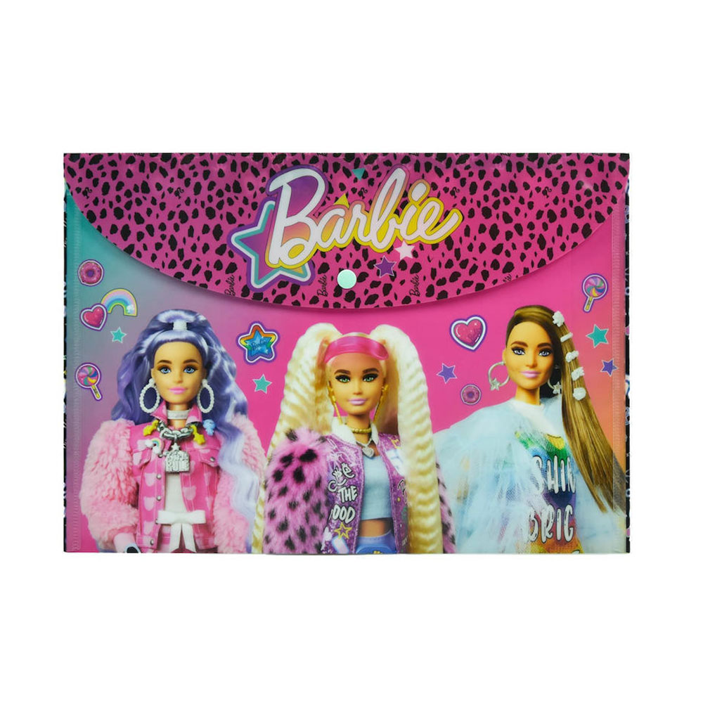 Φάκελος Με Κουμπί Α4 Barbie 349-76580 Gim - 0