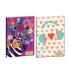 Τετράδιο Καρφίτσα Β5 40Φ Zebra-Heart Dots 2 σχέδια 333-24400 Hallmark - 1