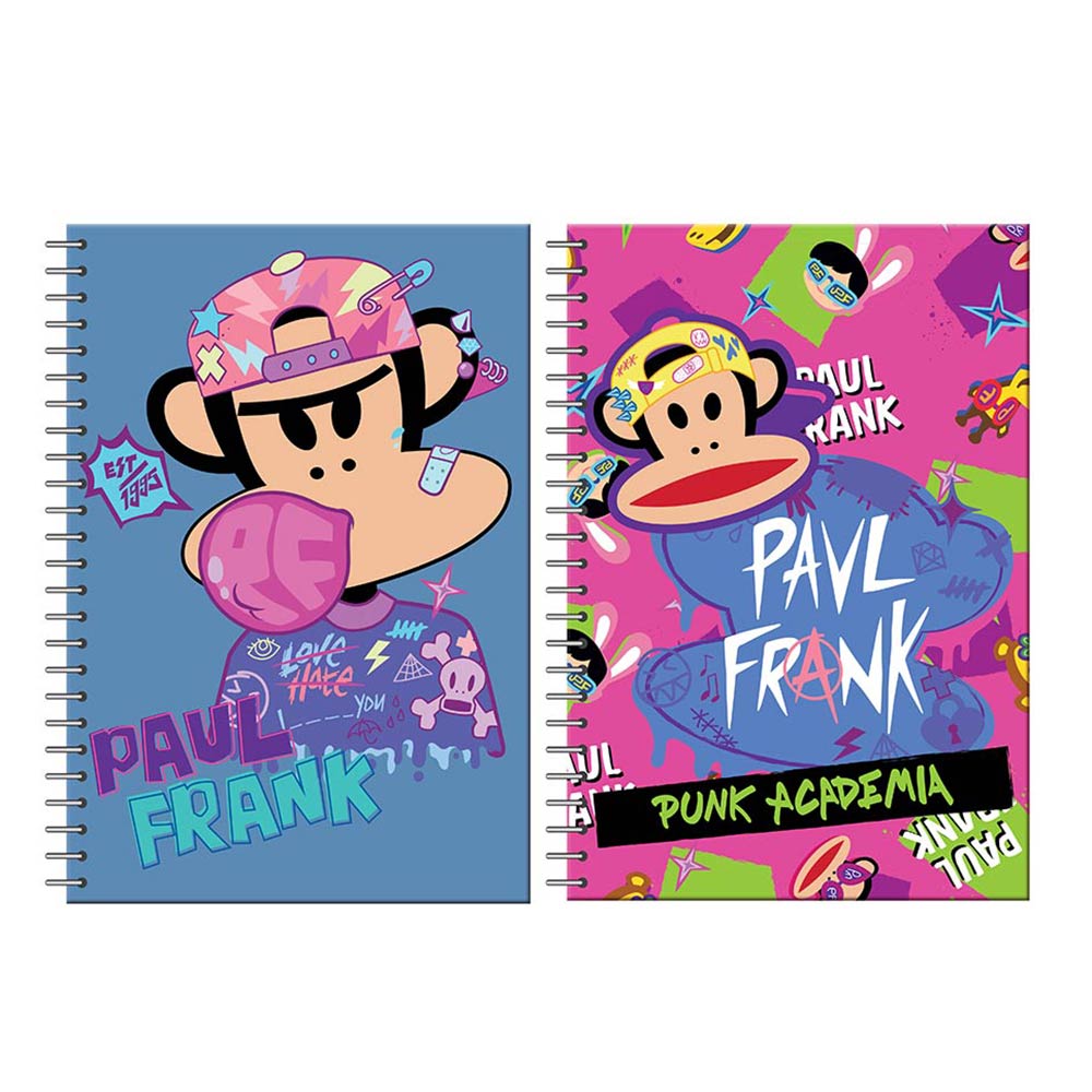 Τετράδιο Σπιράλ Β5 70Φ 2Θ Paul Frank Bubble-Punk 2 σχέδια 346-80402 Back Me Up - 2