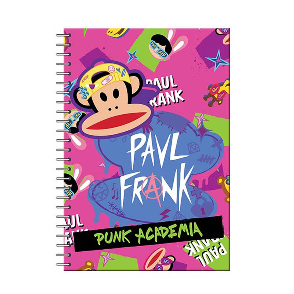 Τετράδιο Σπιράλ Β5 70Φ 2Θ Paul Frank Bubble-Punk 2 σχέδια 346-80402 Back Me Up - 1