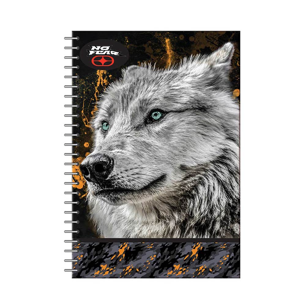 Τετράδιο A4 Σπιράλ 2Θ White Wolf-Play Game 2 σχέδια 348-11440 No Fear - 59468