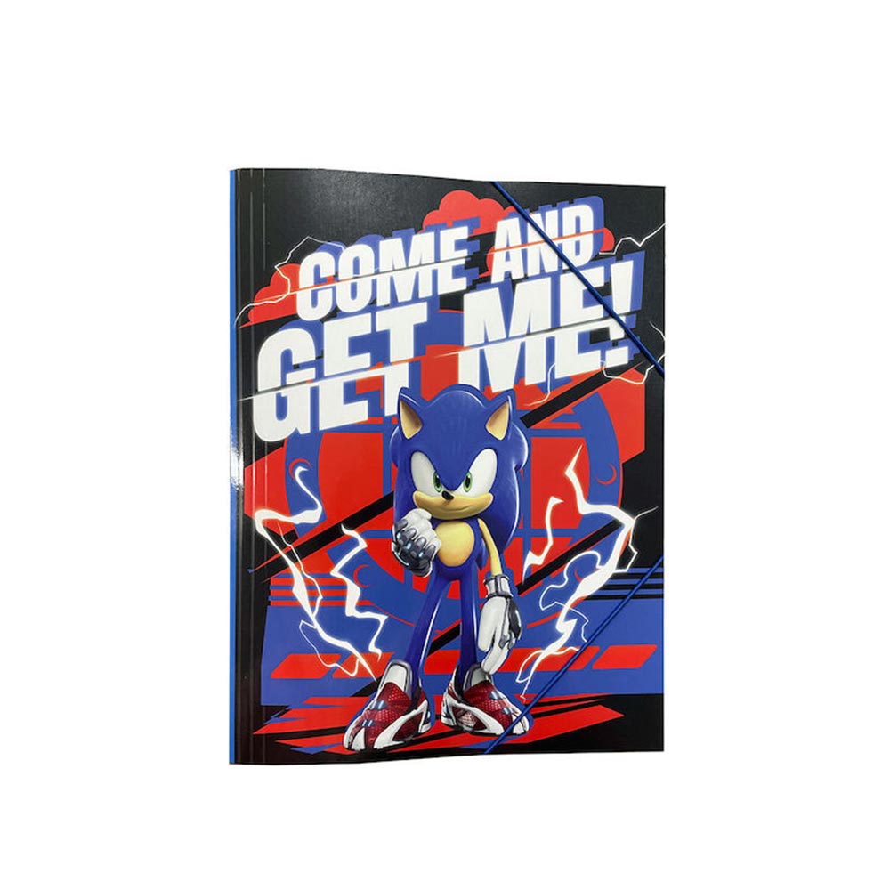 Φάκελος με Λάστιχο Α4 Sonic Prime 334-84510 Gim  - 99863