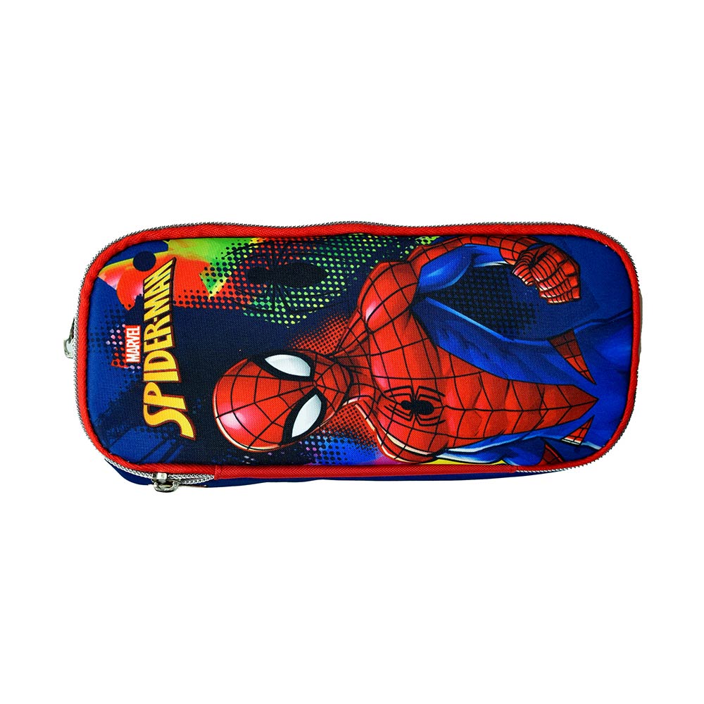 Κασετίνα Βαρελάκι Οβάλ Spiderman Silver Eyes 337-06144 Gim - 73918