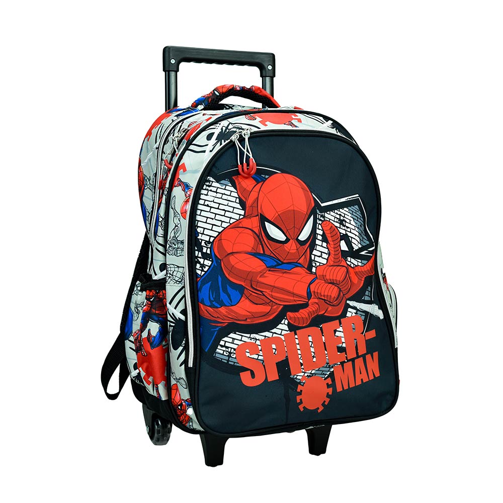 Τσάντα Τρόλεϊ Δημοτικού Spiderman Spider Wall 337-07074 Gim - 73045