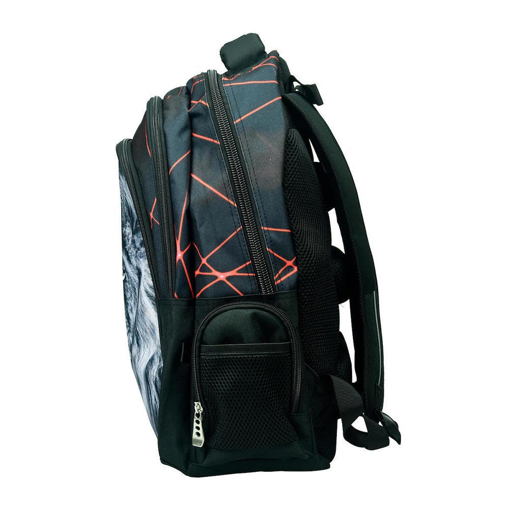 Τσάντα Πλάτης Δημοτικού Laser Lion 348-35031 No Fear - 3