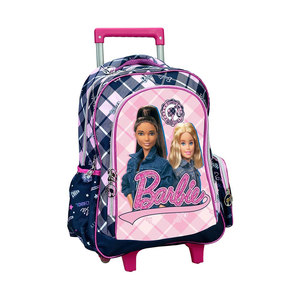 Τσάντα Τρόλεϊ Δημοτικού Barbie Varsity 349-87074 Gim - 72979