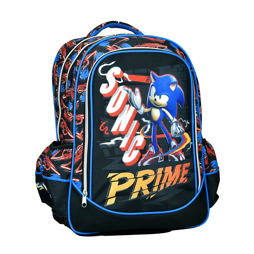 Τσάντα Πλάτης Δημοτικού Sonic Prime 334-84031 Gim - 73904
