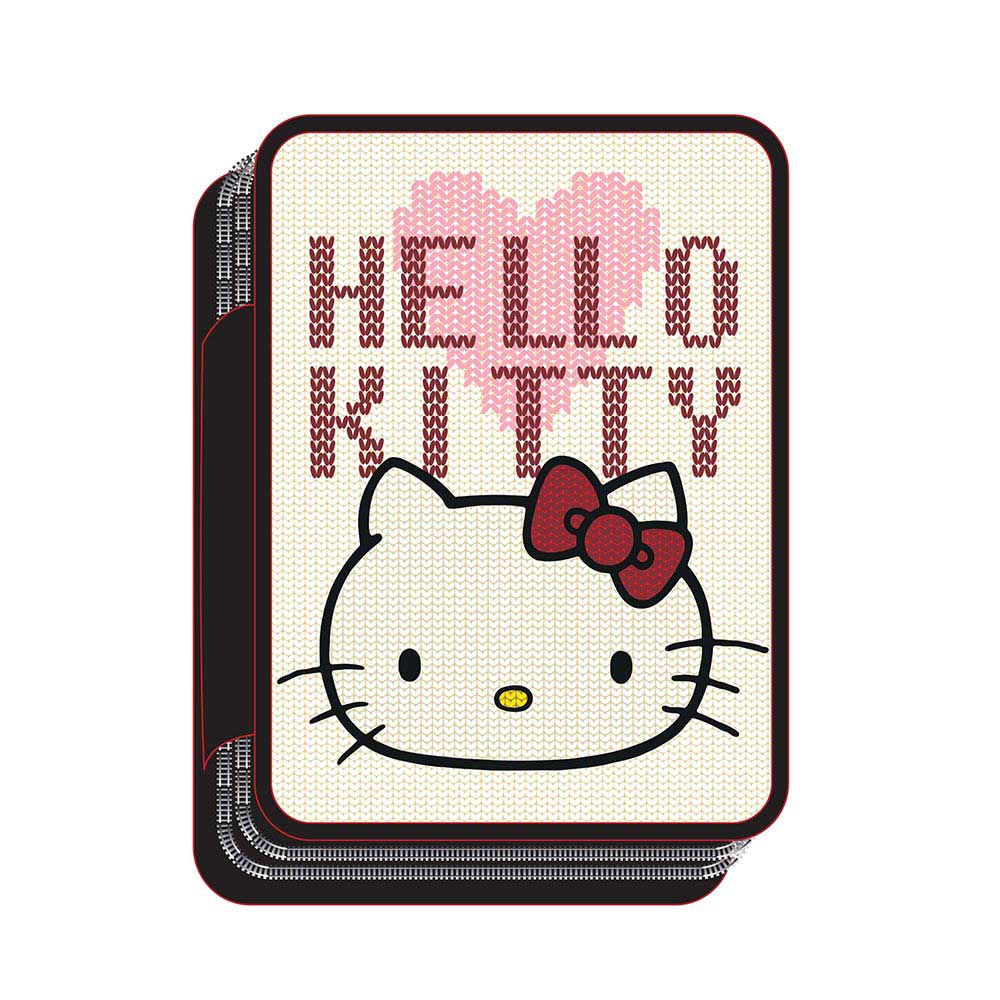 Κασετίνα Διπλή Hello Kitty Croche 335-73100 Gim - 73067