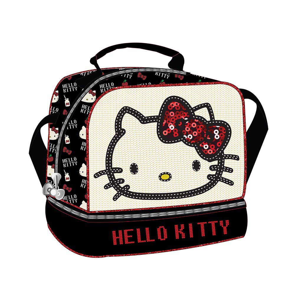 Τσαντάκι Φαγητού Οβάλ Hello Kitty Croche 335-73220 Gim - 73059