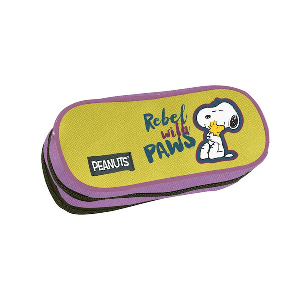 Κασετίνα Βαρελάκι Οβάλ Peanuts Rebel 365-07141 Back Me Up - 100275