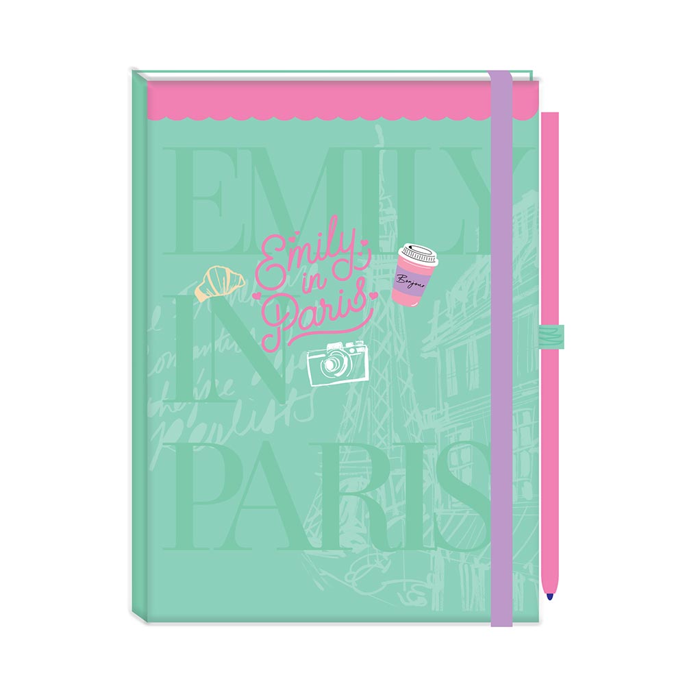 Σημειωματάριο Α6 με Στυλό Emily In Paris 351-00004 Gim - 73179