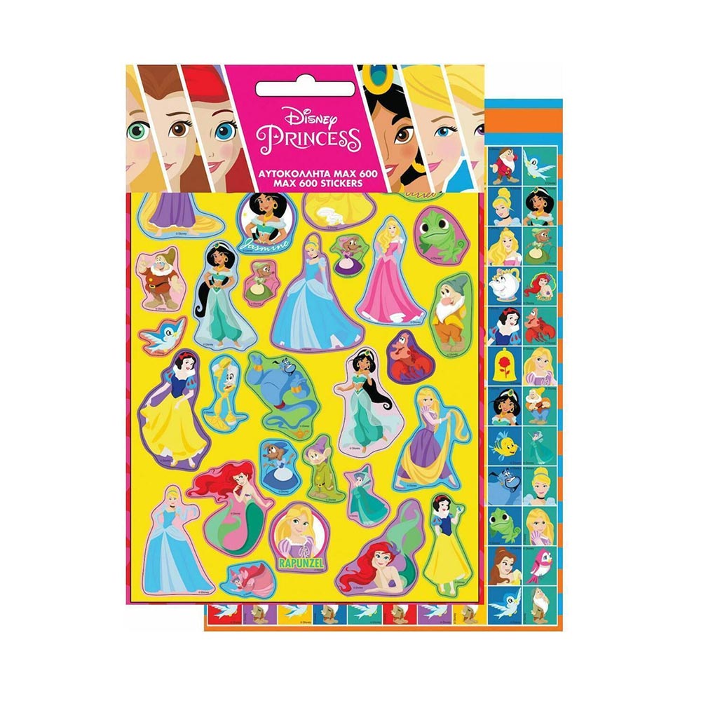 Αυτοκόλλητα Max Disney Princess 600τμχ 771-16279 Gim - 99878