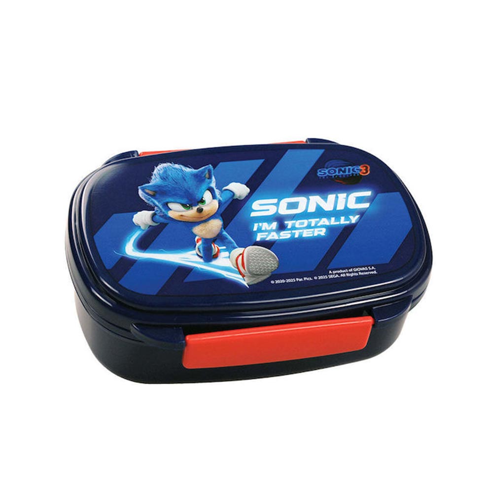 Δοχείο Φαγητού με Κουτάλι/Πιρούνι Sonic 3 The Hedgehog 572-54276 Gim - 99796