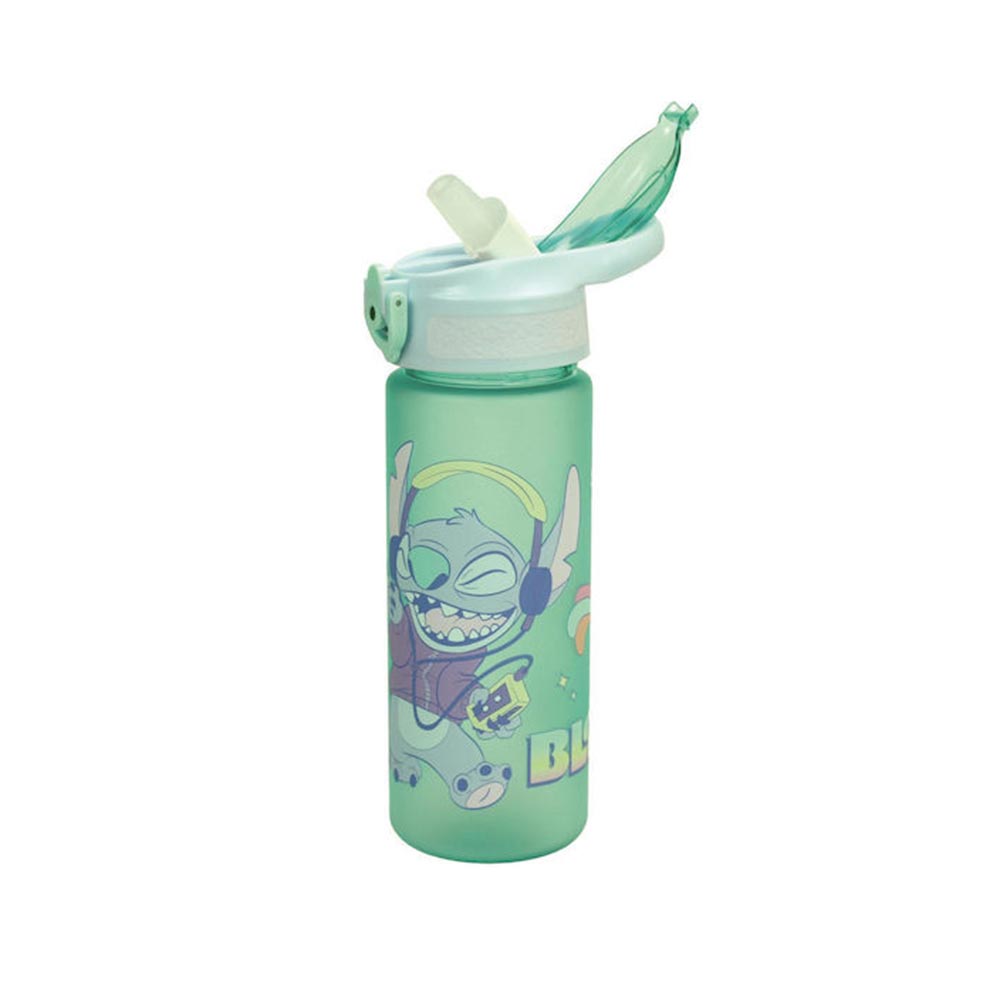 Πλαστικό Παγούρι με Καλαμάκι Stitch 600ml 552-04217 Gim - 1