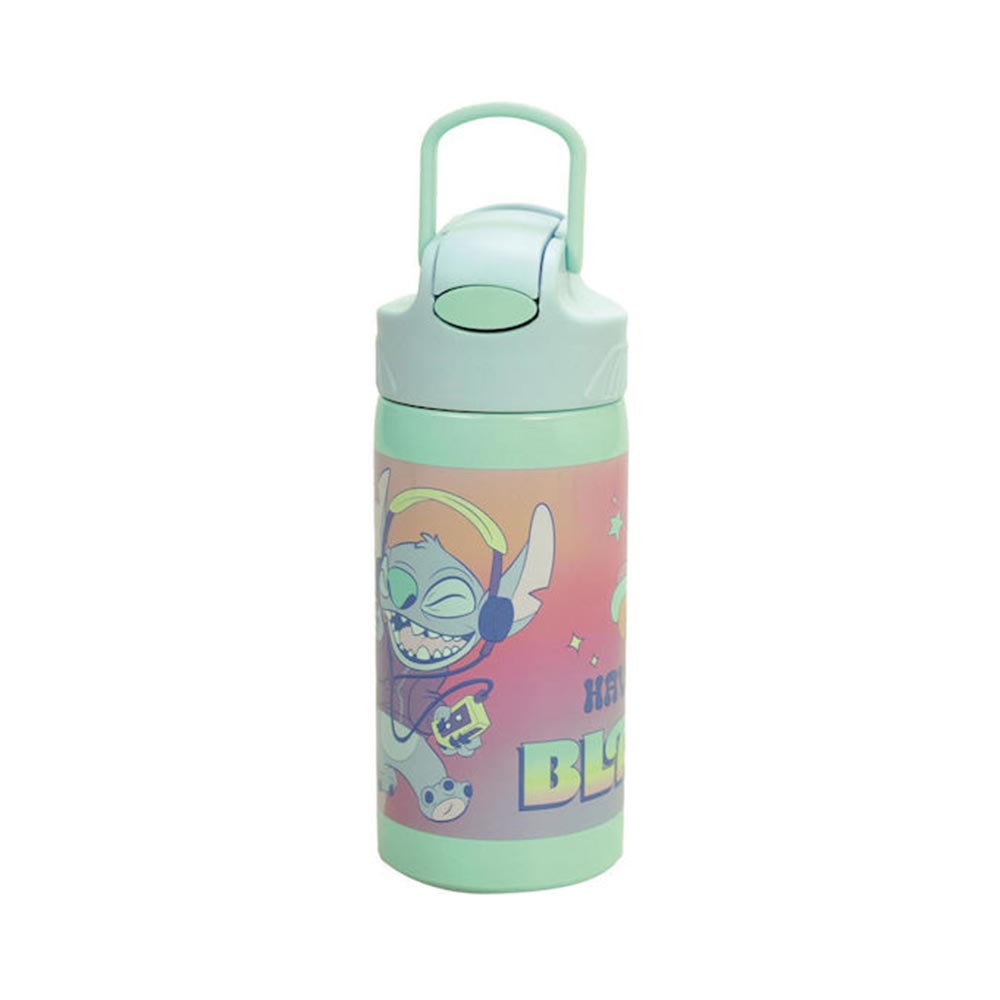 Ανοξείδωτο Παγούρι με Καλαμάκι Stitch 500ml 552-04245 Gim - 99922